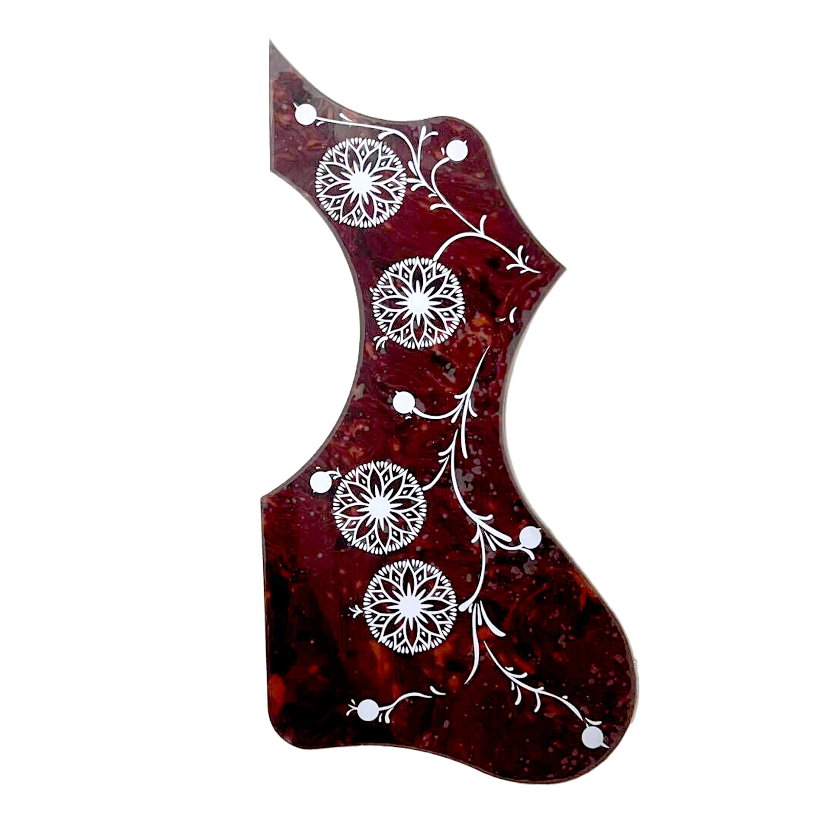 Left and Right Hand Acoustic Guitar Pickguard self-adhesive Anti-Scratch Plate Pickguard Acoustic Guitar Part Replacement