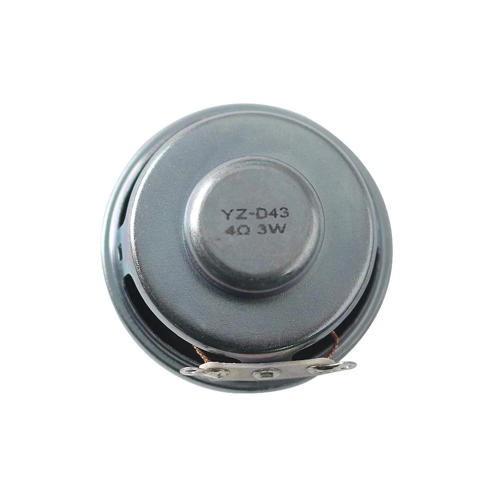 1–5 Stück 3 W 4R Mini-Lautsprecher-Horn, Durchmesser 40 mm, Verstärker-Gummidichtung, Lautsprecher 3 Watt, 4 Ohm für Arduino