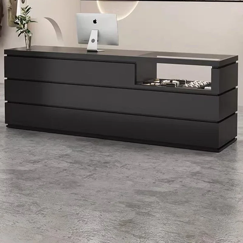 

Простой дизайн, роскошные стойки регистрации, деловые стойки, касса, стойки регистрации, офисная мебель, Receptie LLRD