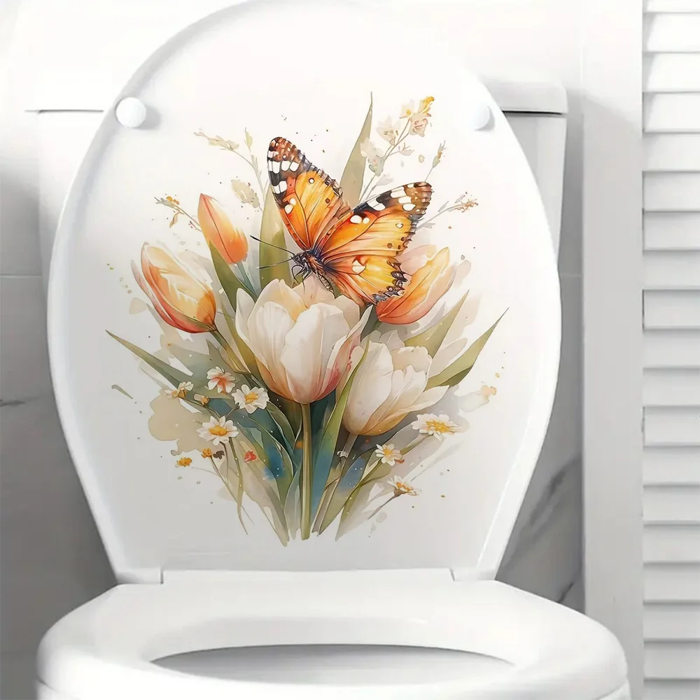 

Yellow Butterfly Vinyl Decal Sticker, Durable Material, Perfect for Home Wall Decor, Aesthetic Room Decoration, Easy to Beautify