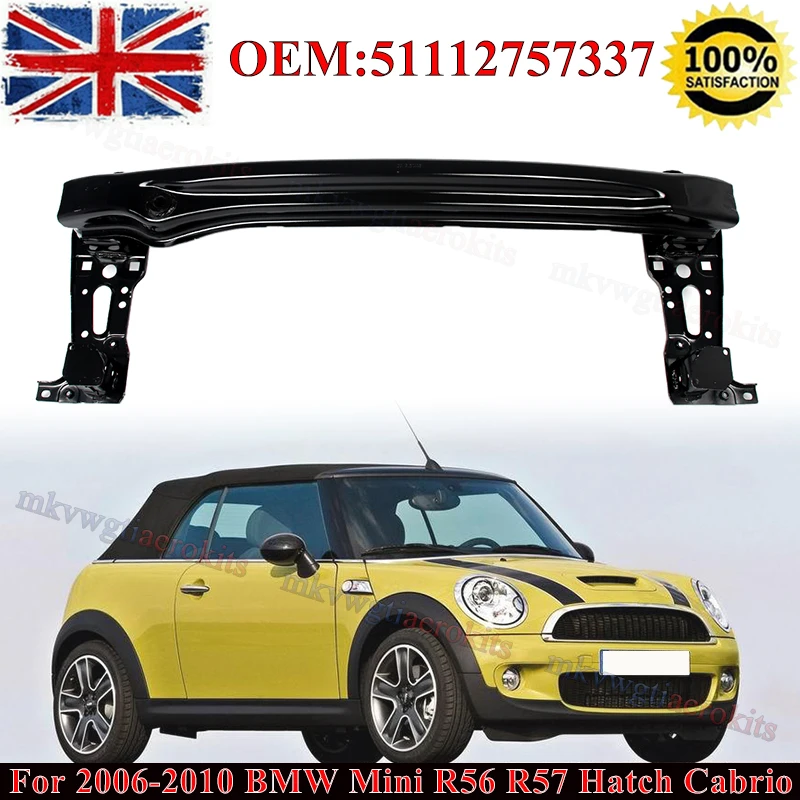 MAGICKIT MINI Front Bumper Reinforcement Crash Bar For 2006-2010 Mini R56 R57 Convertible Hatch Models 51112757337 Accessories