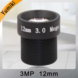 Yumiki 3.0Megpixel M12 MTV 12mm 3MP HD CCTV Camera Lens IR HD Security Camera Lens Fixed Iris