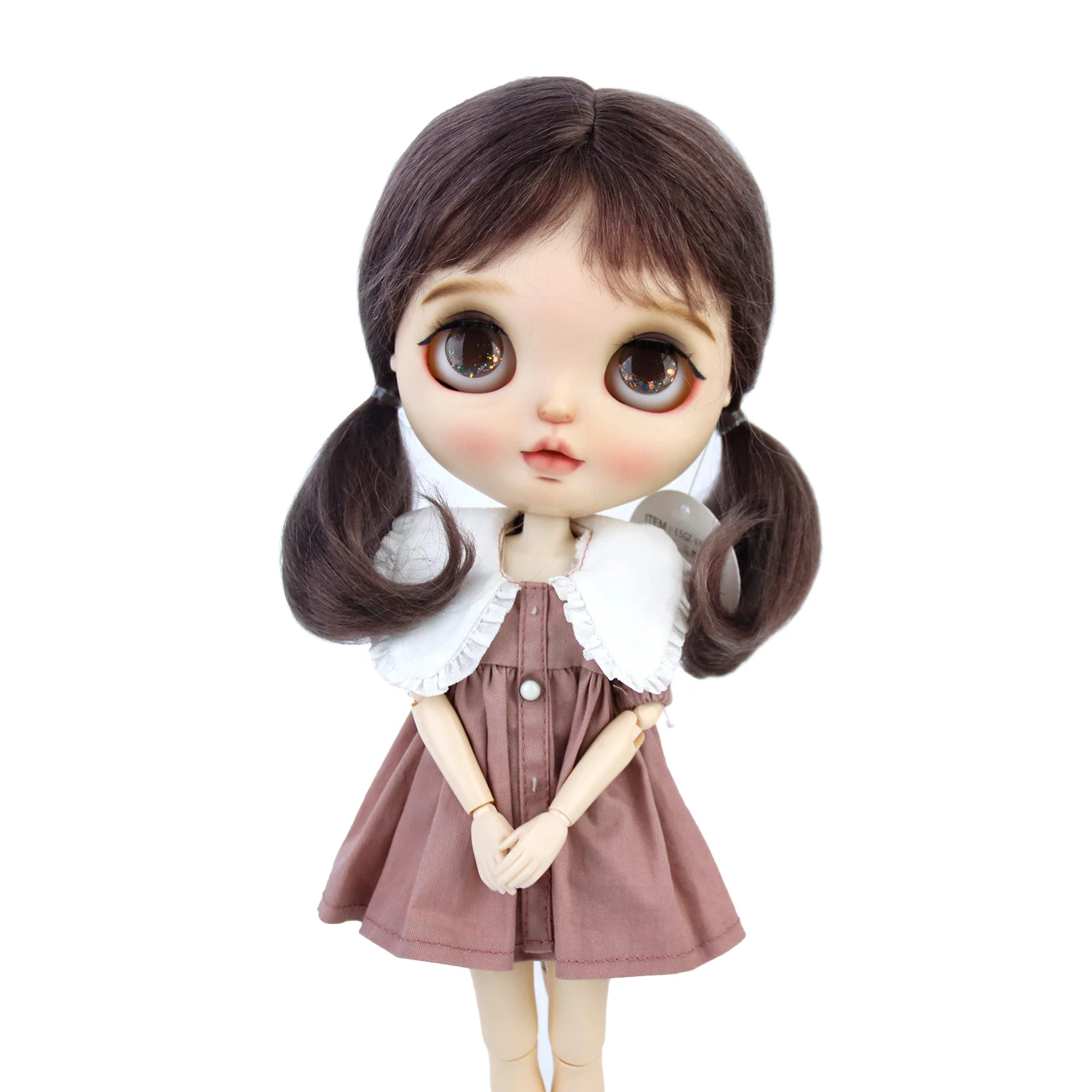 

Blyth Wig Pigtails Plaits Mohair Hair Fit For Blythes 25cm Head Circumference Doll Accessories Soft Mohair Wig Pullip Dolls Hair