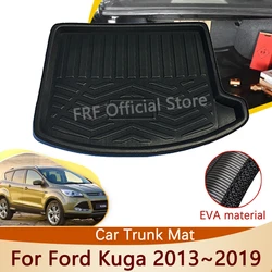 Auto for Ford Kuga Escape 2 MK2 2013 2014 2015 2016 2017 2018 2019 Accessories Trunk Mat Floor Tray Waterproof Cargo Boot Carpet
