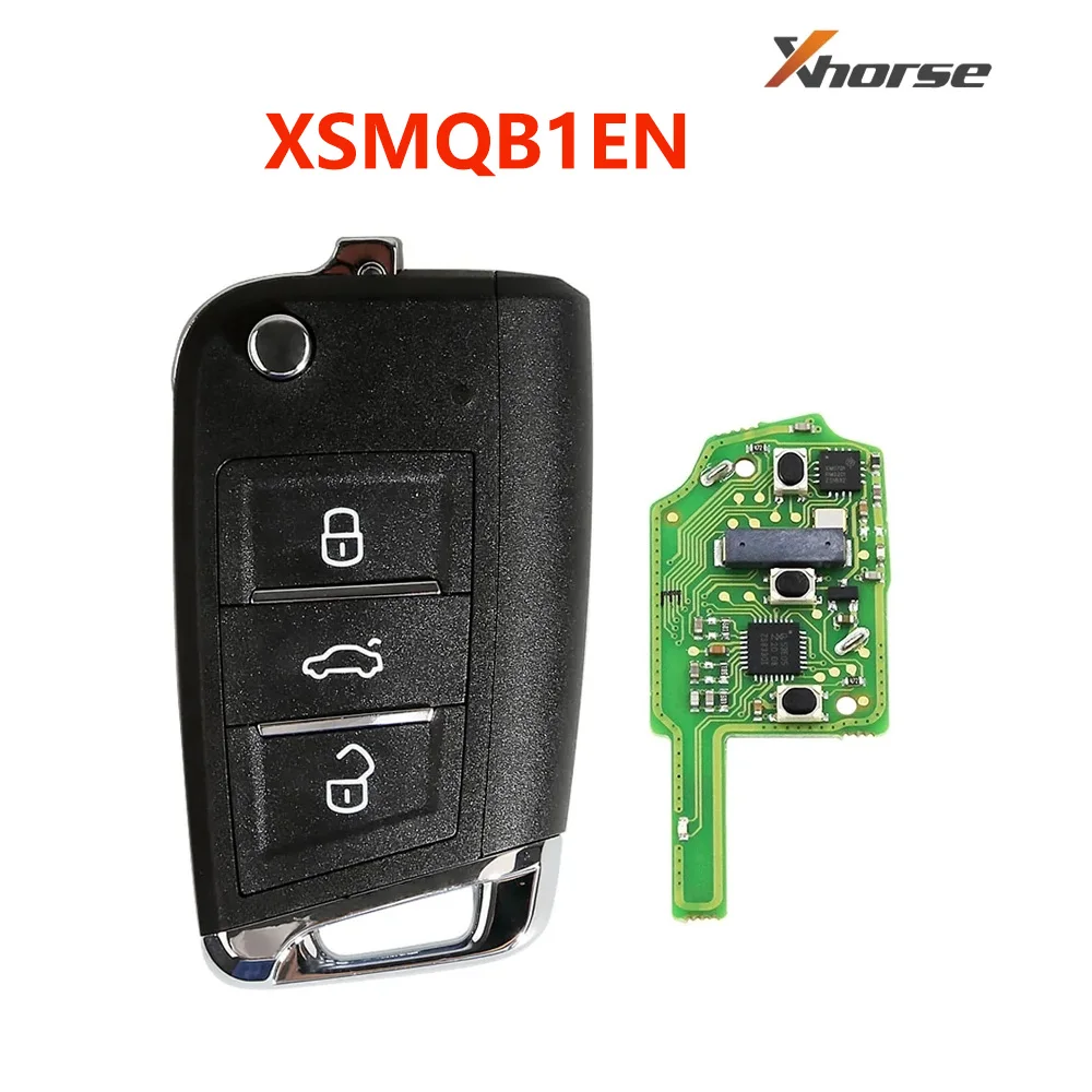 

1PC Xhorse XSMQB1EN Smart Remote Key for V-W MQB Filp 3 Buttons Proximity English