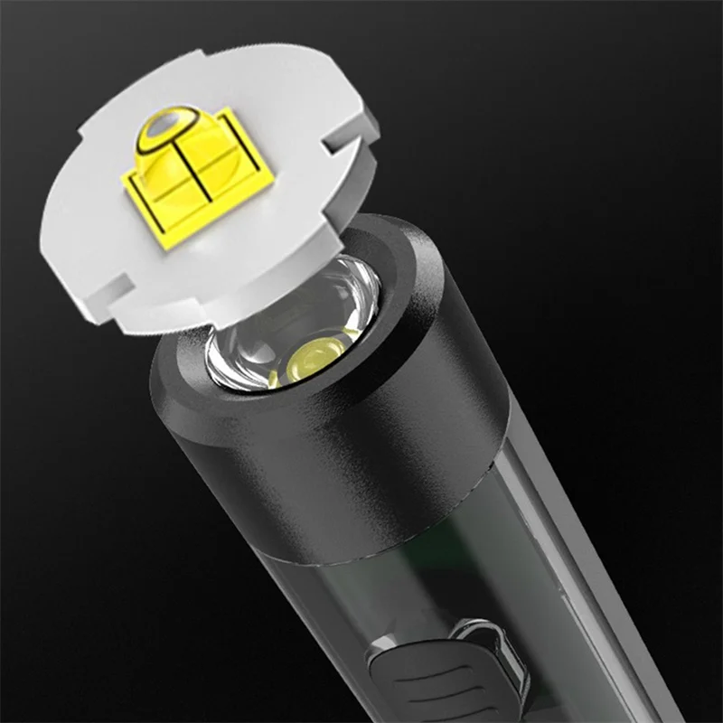 Lampe de poche d'urgence portable avec chargement USB, iode durable, multifonctionnel, facile à utiliser, conception portable