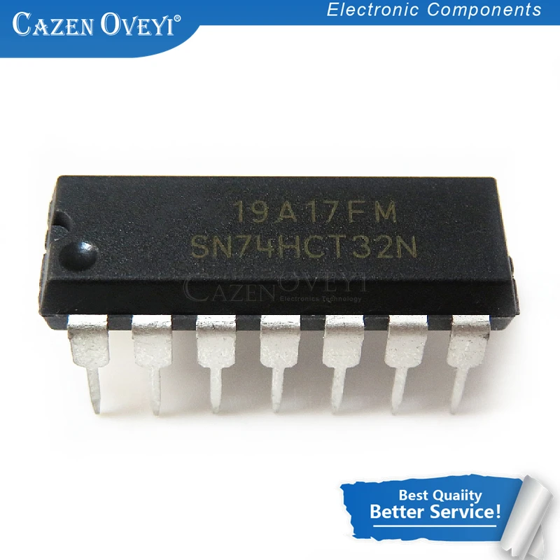 رقاقة 10 * 74HCT32N SN74HCT32N M74HCT32B1 74HCT32 DIP14 مدمجة أصلية جديدة في المخزون