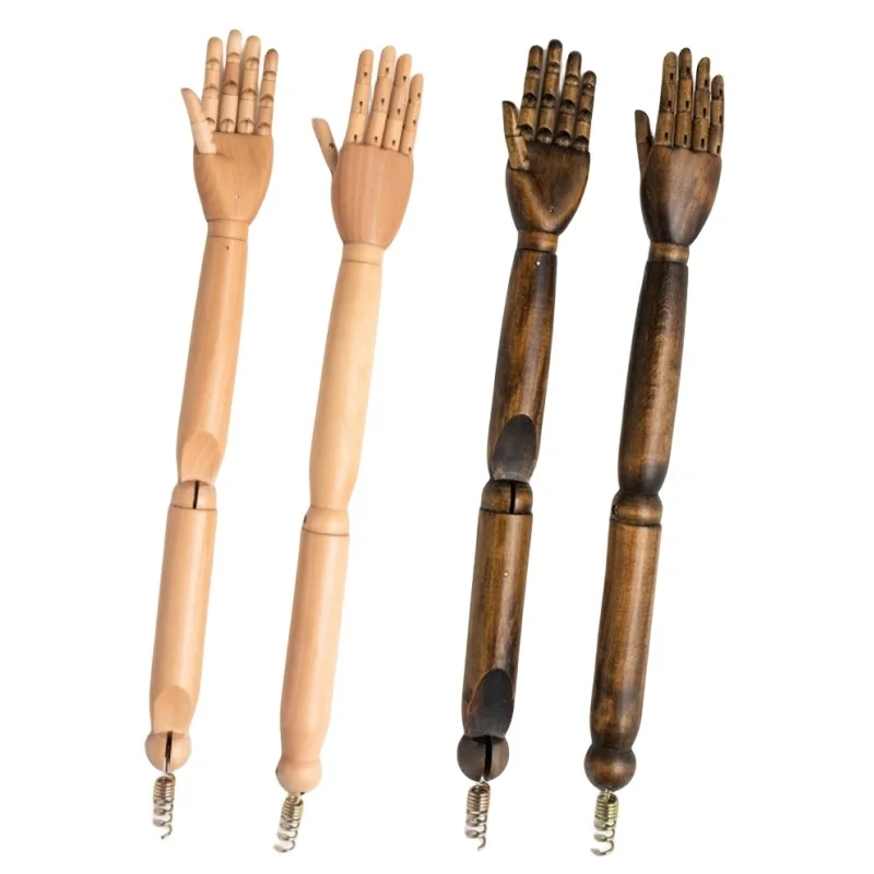 Male Wood Mannequin Arm Hand Accessories For Mannequins Props