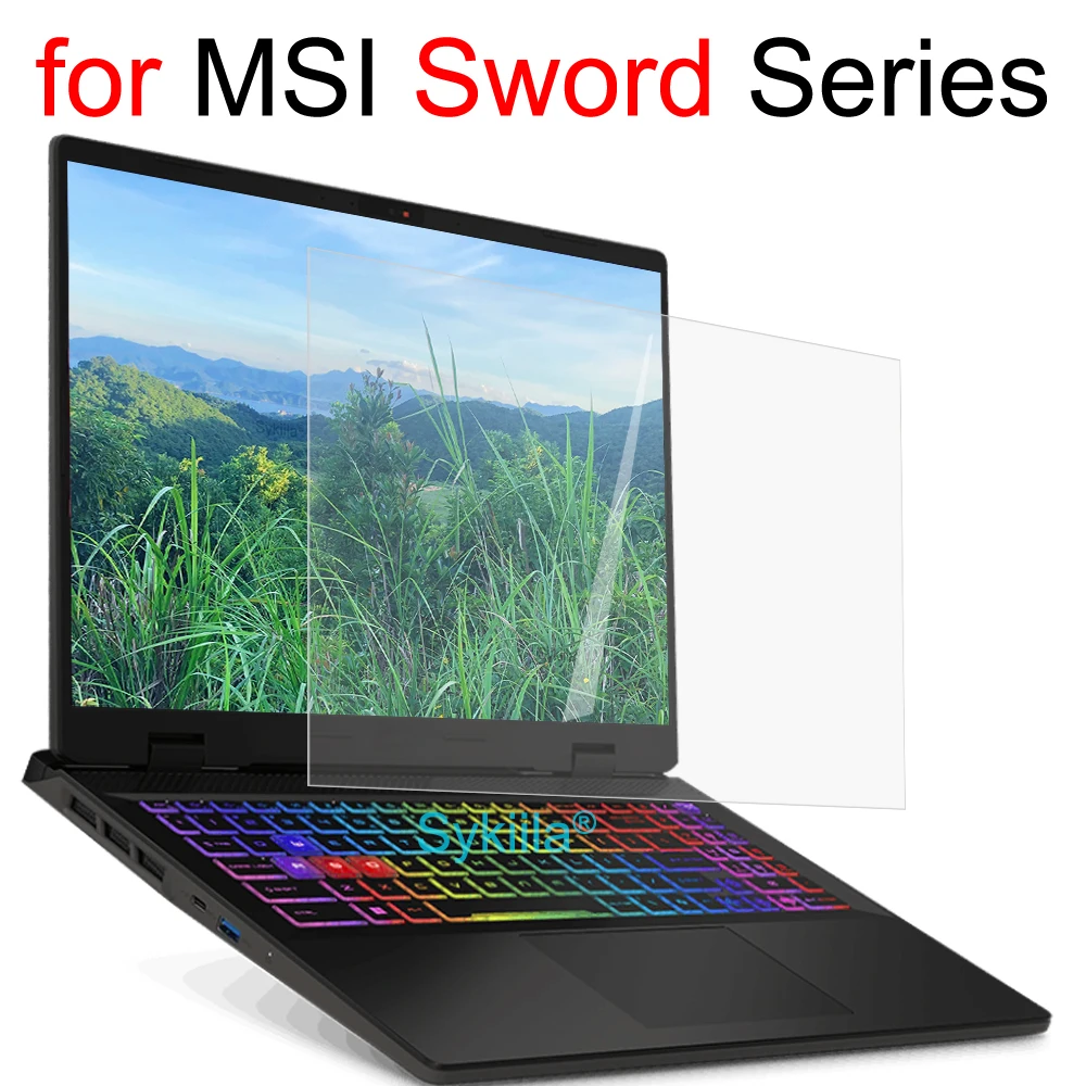 

Защитная пленка для экрана MSI Sword 15 16 HX 17 15,6 17,3 B13V B14V A12V A12V A13U A13V HD Clear Guard Matte Frosted Skin Film