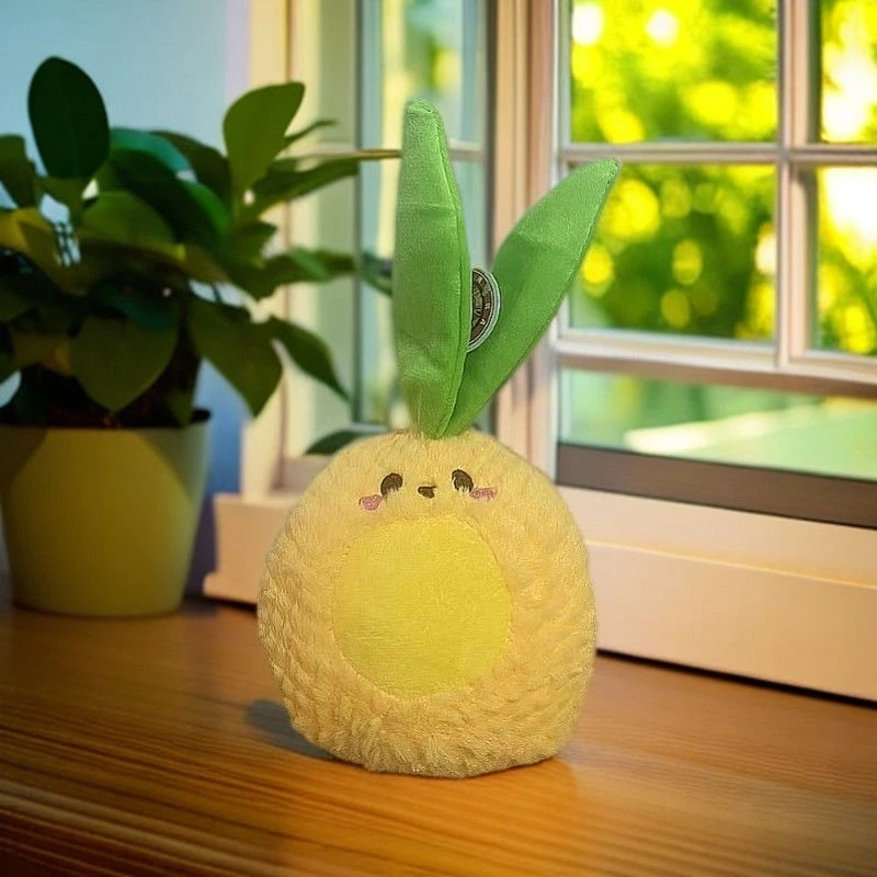 22CM Yellow Cute Pineapple Cartoon Plush Toy Soft Decorative Piece Fruit Plant Doll Perfect for Children's Festival Birthday