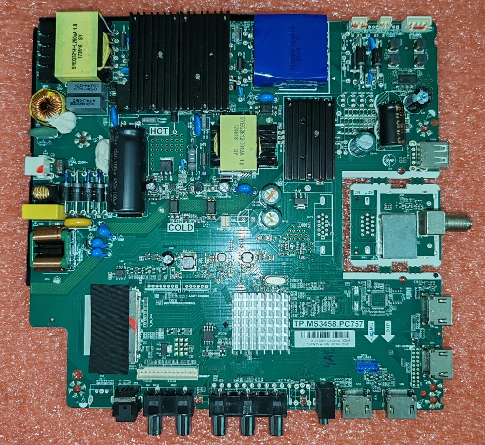 

TP.MS3458.PC757 Материнская плата для 4K телевизора, высокая мощность, реальное фото для экрана LSC550FN25-W, 500 мА, 108 Вт