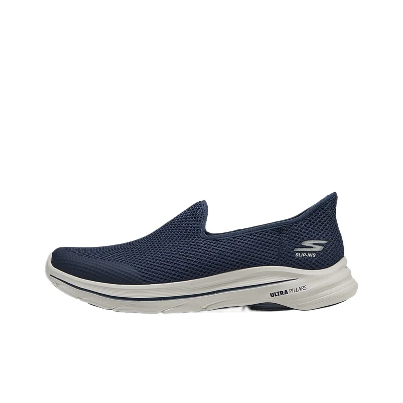 Skechers SLADE Low top Walking Shoes Men's Marine Blue 216809-NVY