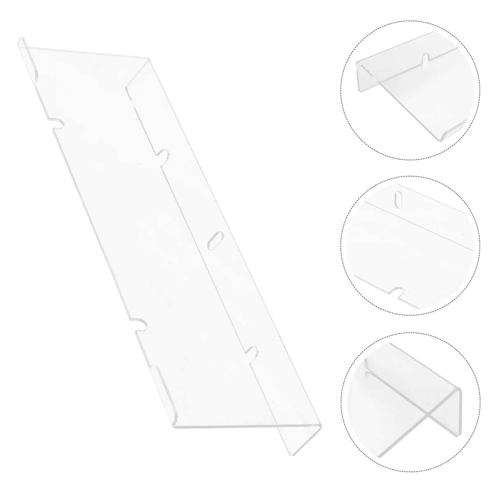 Teclado acrílico riser 104 teclas suporte inclinado ergonômico para jogos digitação trabalho mesa de escritório acessório do computador