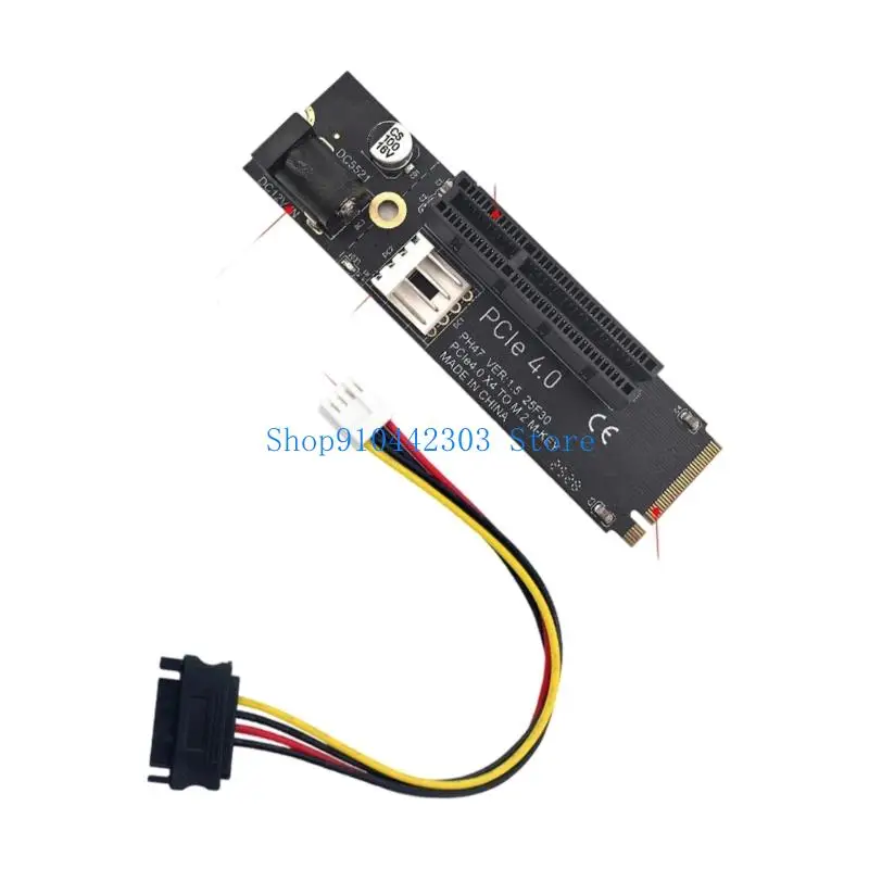 L4MD M.2 à PCIe 4x Drive Converter Reader Adapter Card Remplacement carte pour PC
