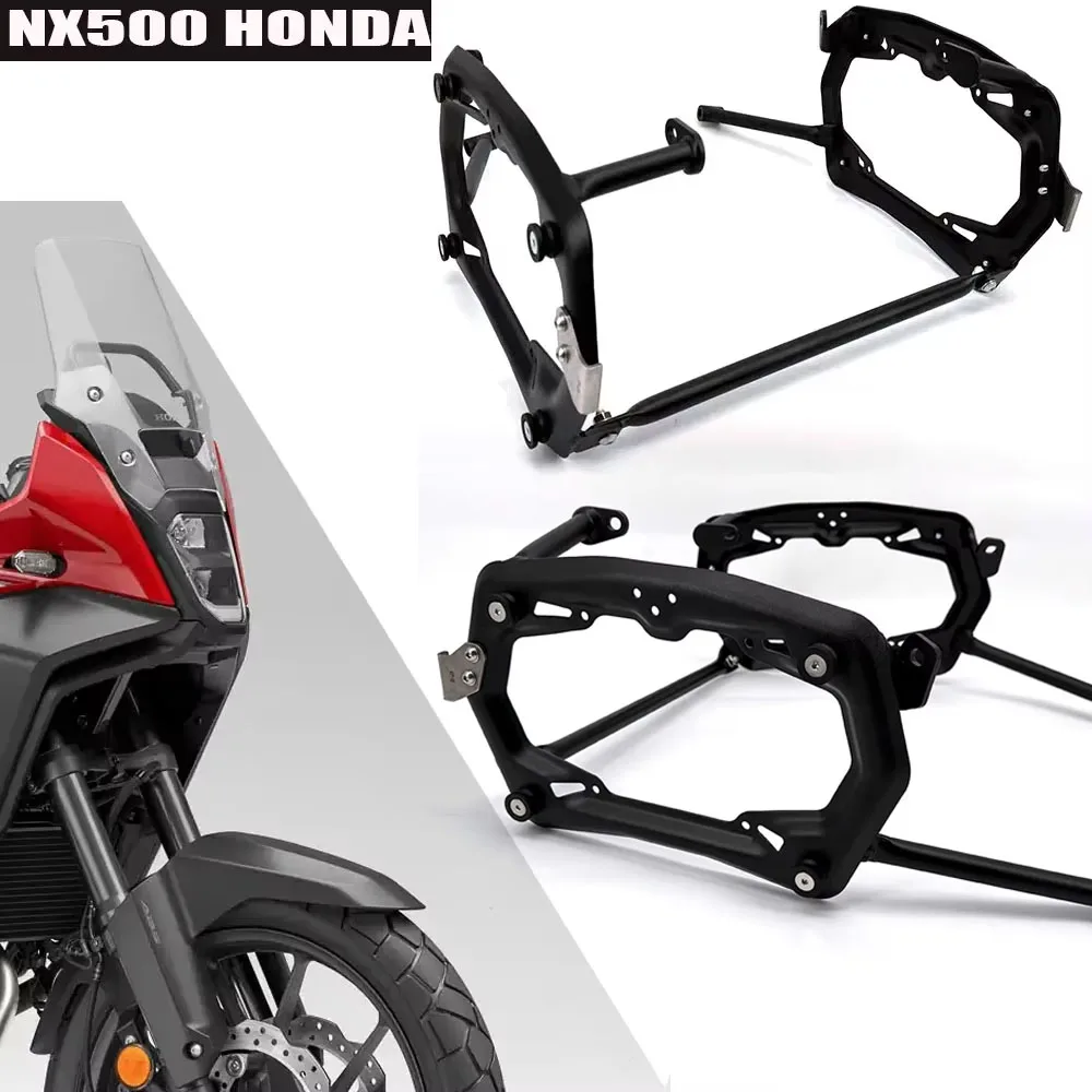 Dedicated Rear Tail Rack And Side Box Mounting Bracket for Honda 500NX NX500 Off-Road Motorcycle Gear Accessories