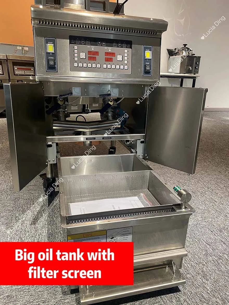 لفندق Kfc الوجبات السريعة مطعم وجبة خفيفة بار التلقائي رفع مقلاة كهربائية التحكم في درجة الحرارة التجارية المقلاة العميقة #6