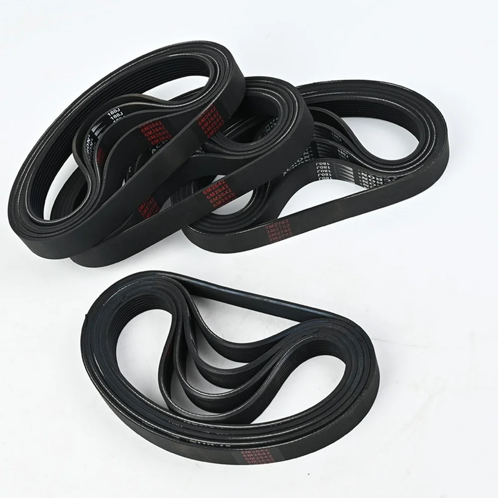 1pcs 1642B Wood Lathe Rubber Drive Belt Multi Groove Structure for Quiet Operation and Reliable Power Transfer