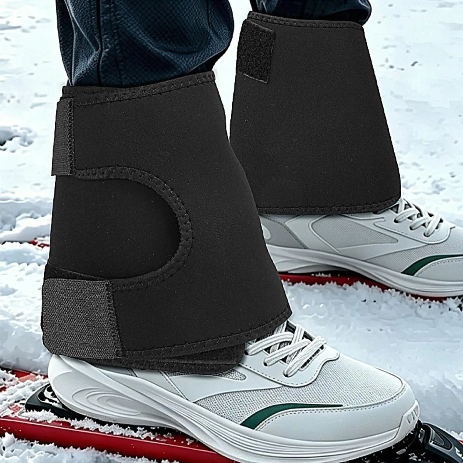 Ankle Gaiters Waterproof Camping Trekking Snow Sports Windproof for Men Women Professional Accessory Shoe Gaiters Ankle Sleeve view 6