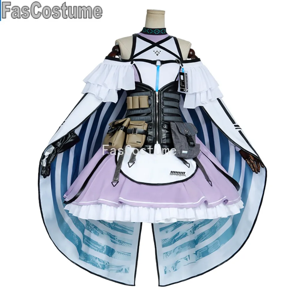 

FasCostume Anime Arknights Suzuran Fox Dress Game Suit Cosplay Costume Gorgeous Lovely Uniform Halloween Party Role Play Outfit