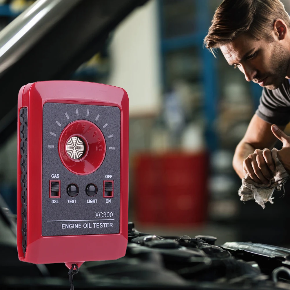 

12V Digital Car Oil Tester LED Digital Automobile Car Oil Quality Tester Engine Oil Quality Detector Automotive Engine Diagnosis