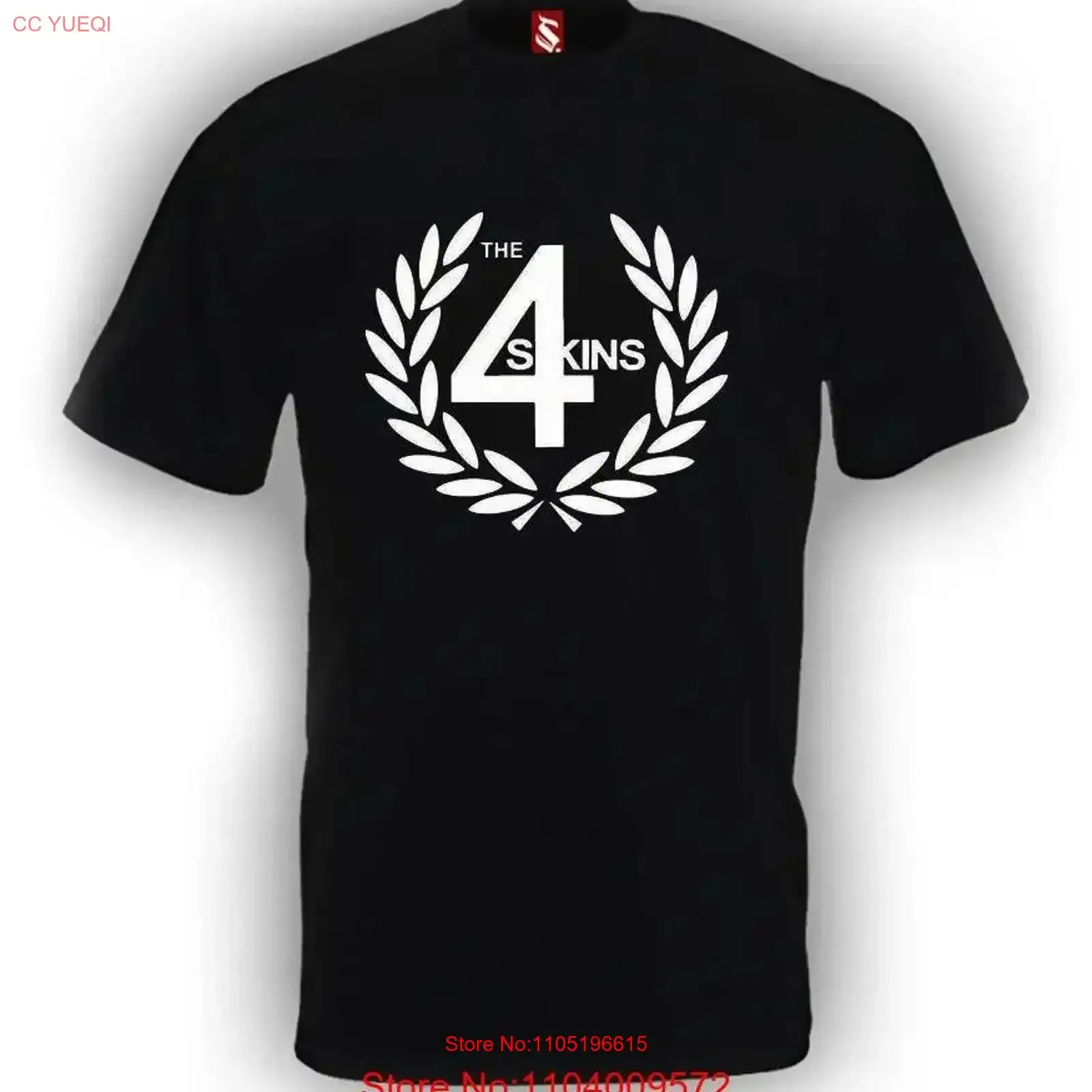 SHOCKSTAR 4 SKINS T shirt skinhead ska vintage Washed Stylish Breathable Stretched fashion graphic Unisex Casual Soft