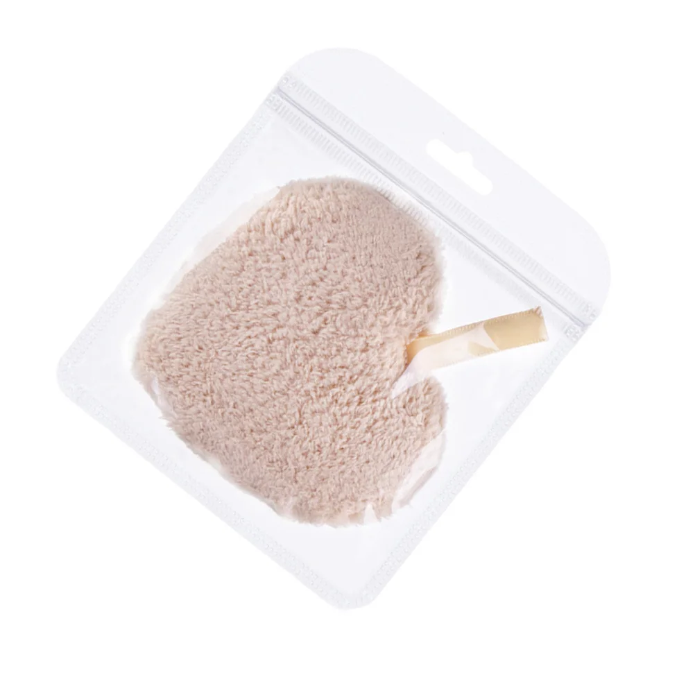 3pcs 메이크업 제거 패드 하트 모양 세척 가능 재사용 가능한 페이셜 클리닝 데일리 사용 도구용 부드러운 프리미엄 소재