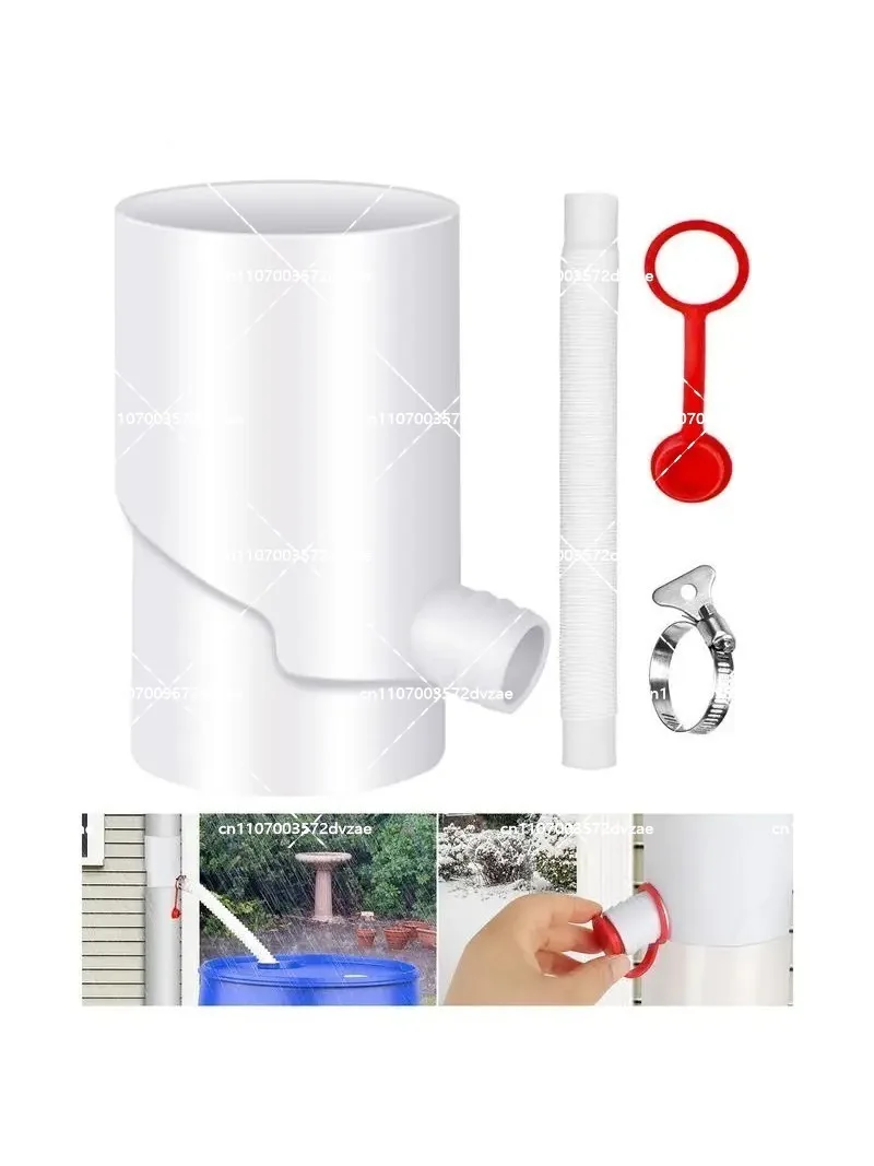 Rain Water Catching System Weatherproof Downspout Rain Barrel Kit Portable Rain Barrels To Collect Rainwater From Gutter For Car