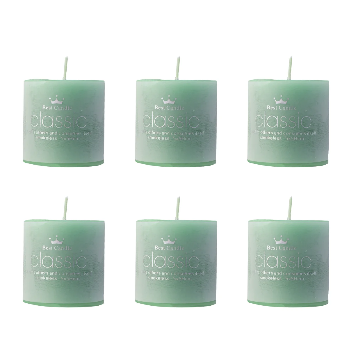 6 Pcs Decorative Romantic Fragrance Party Aromatherapy Smokeless Scented