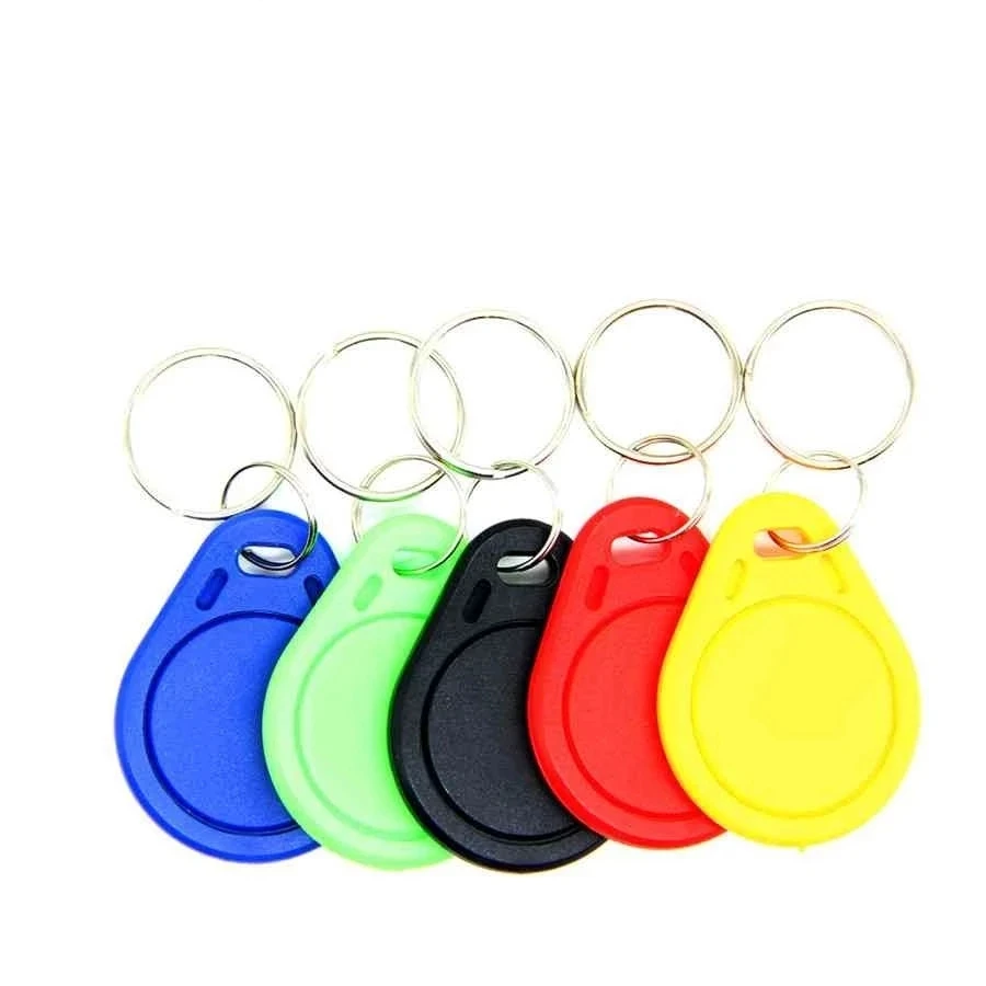 5Pcs 125KHz ID Intelligent Waterproof Rewritable Keyfobs RFID Key Tag Keychain EM4305 T5577 Blank Writable Card Fast Shipping