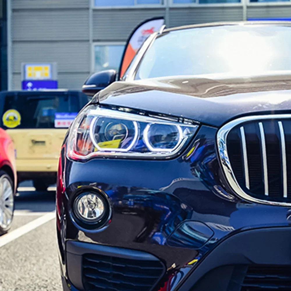 مصابيح أمامية للسيارة لسيارات Bmw X1 2016-2019 F48 F49 Led مجموعة مصابيح أمامية للسيارات ترقية عالية التكوين ملحقات عدسة العرض #6