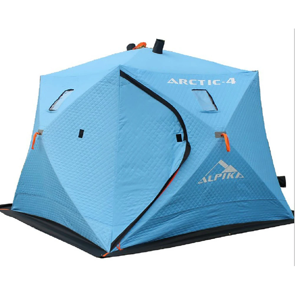 

Camping Outdoor Large Family Sale Ice Winter Fishing Tent, Keep Warm Camping Pop up Quick Open Ice Cube Winter Fishing Tent