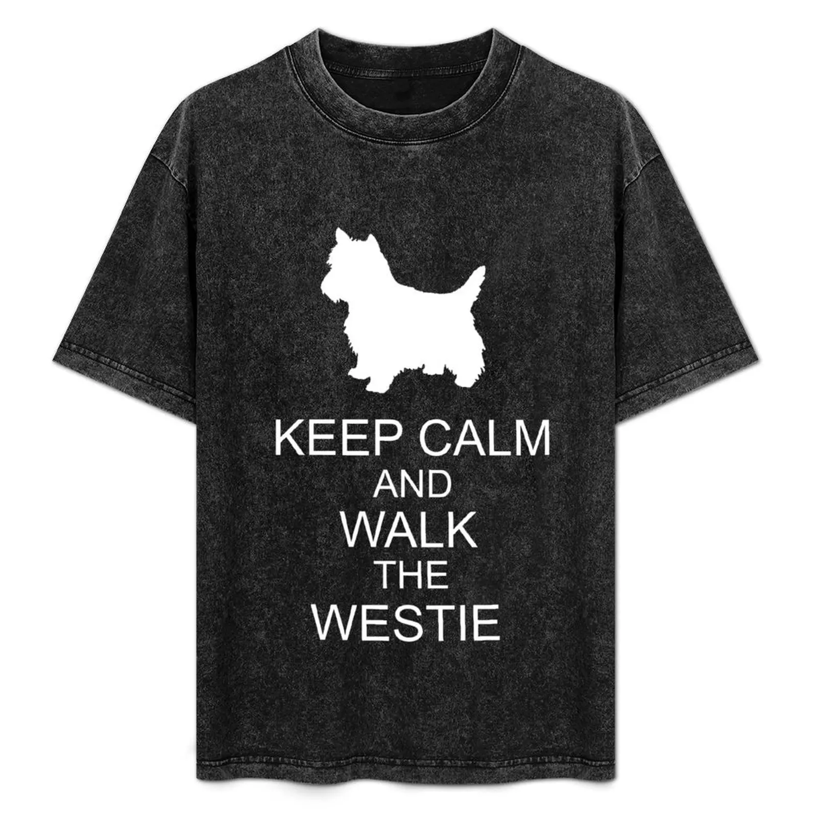 

Keep Calm And Walk The Westie T-Shirt Casual Trendy Streetwear Tee Shirt