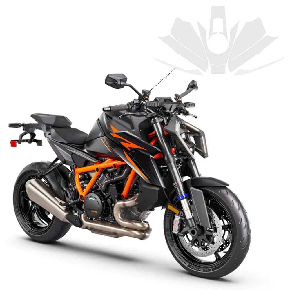 For 1390 Super Duke R 2024- Protector PPF Film Set Body Protective Stickers Complete Paint Protection Anti-Scratch Invisible Set