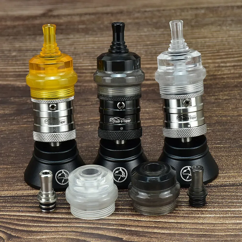 Wolfcoolvape RTA Bellcap para Kayfun X 3ml PEI PC Material con punta de goteo para atomizador Flash e-Vapor V4.5S+/V4.5+/V4.5LS/V4.5L