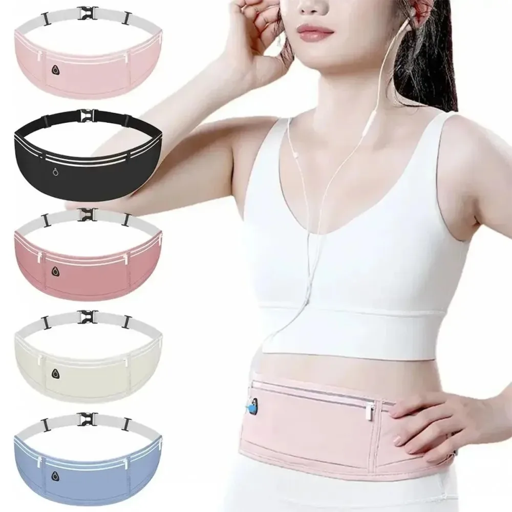 

Waterproof Gym Bags Sports Belt Hidden Fitness Bag Lightweight Running Waist Bag Casual Belt Cycling Waist Pack Mobile Phone Bag