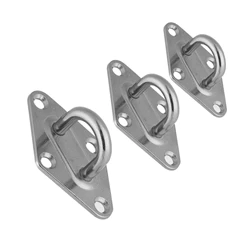 Boat Diamond Pad Eye 304 Stainless Steel Boat Diamond Pad Eye Plate Marine Grade Boat/Yacht Accessory Diamond Pad Eye