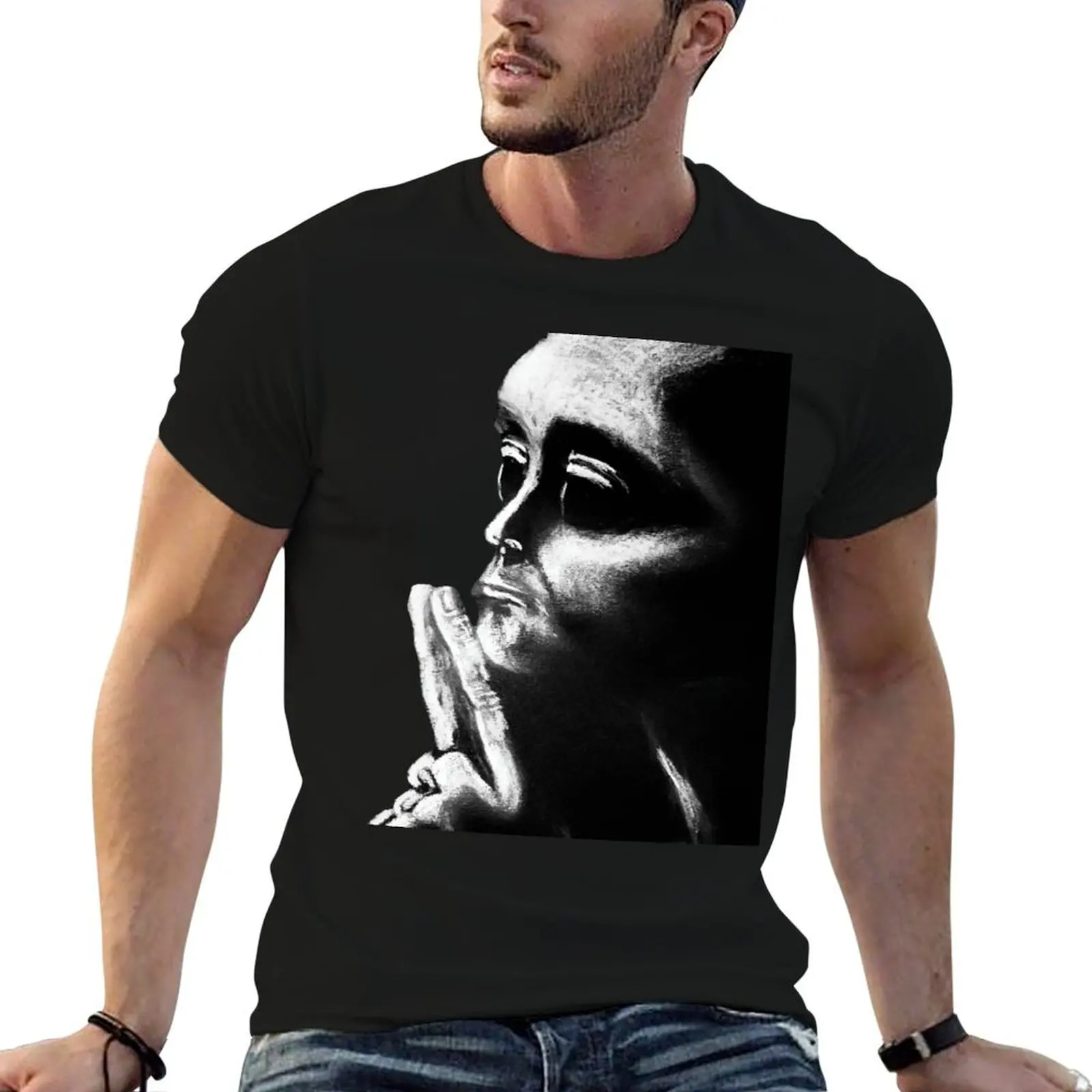Grayson Contemplating T-Shirt, t-shirts pour hommes, t-shirts en coton, t-shirts amusants, t-shirts en coton de haute qualité