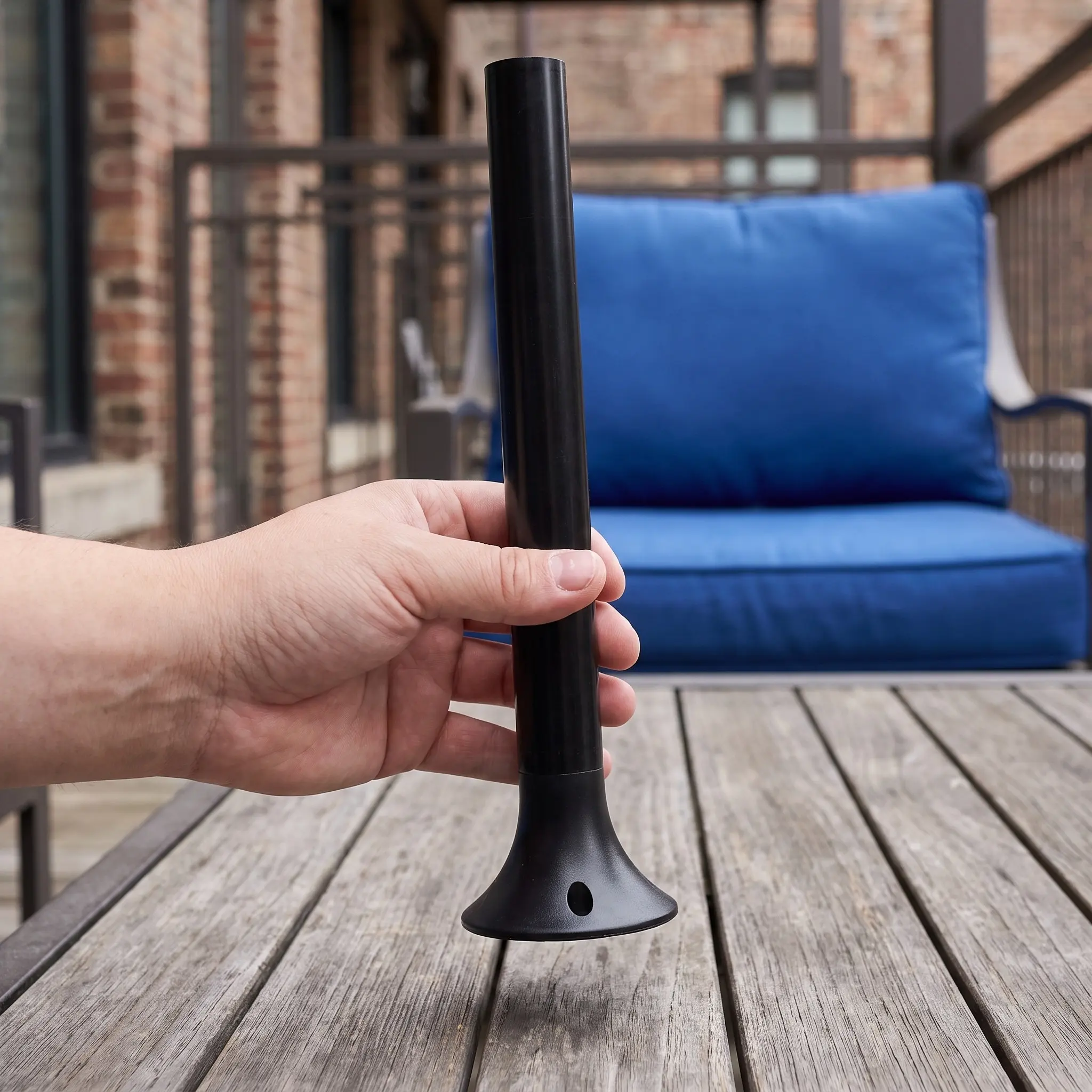 6Set Garden Light Ground Stake Replacement Pole Stable Torch Light Base Flame Lamp Outdoor Stake Solar Torch Mounting