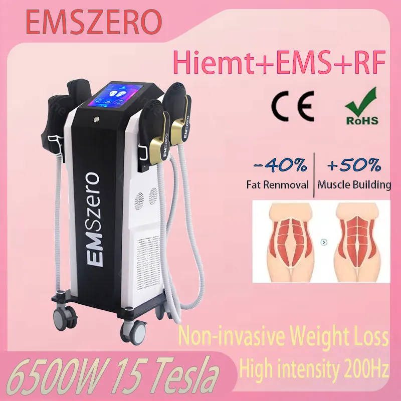 15 Tesla 6500W Tecnologia RF per la rimozione e la modellatura del grasso EMSZERO stimolazione muscolare elettromagnetica non invasiva