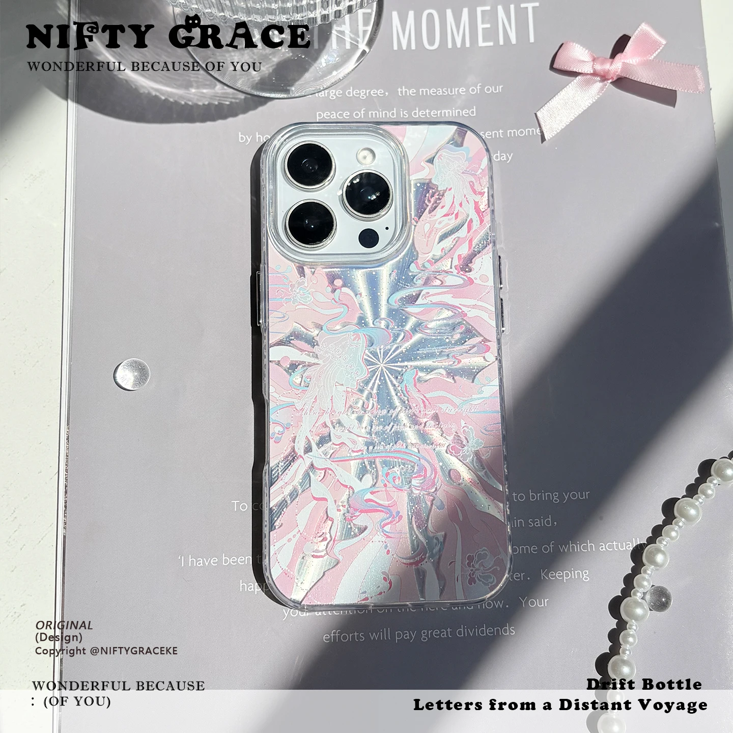 Phone Case for iPhone 17 Air 16 15 Pro 14 13 Pro Max 12 11 Plus XR Xs Max Camera Full Cover Protection for Female Jelly Fishes