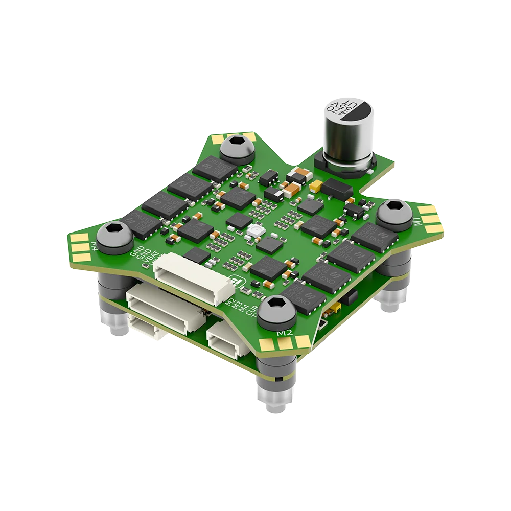 IFlight BLITZ F7+E55S 8Bit Two Layer Flight Stack Single Pack, STM32 F722 Flight Controller with 8Bit E55S 4in1 ESC 2-6S Input