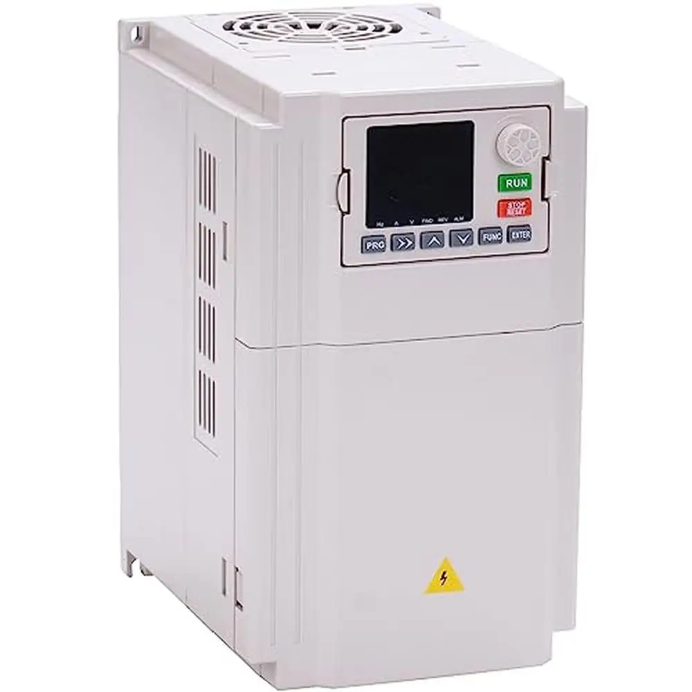 AC VFD 220V 15KW 20HP Variable Frequency Drive Inverter 55A 3 Phase CNC Spindle Motor Control Converter DSP Vector Low Noise