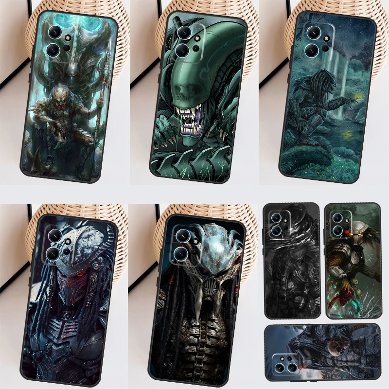 Alien Vs Predator Case For Xiaomi Redmi Note 10 Pro 8 9 11 12 Pro 9S 10S 11S 12S Cover For Redmi 12 9 10 C