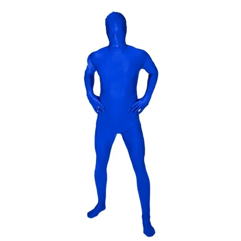 Feest Zwart Groen Volledig Bodysuit Mannen Vrouwen Stretch Volwassen Kostuum Onzichtbaar Verdwijnend Unisex Body Suit