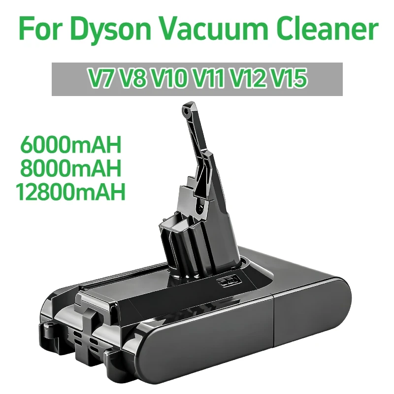 

21.6V For Dyson Battery V6 V7 V8 V10 SV09 SV11 SV10 SV12 DC59 Absolute Fluffy Animal Pro Vacuum Cleaner Rechargeable Batteries