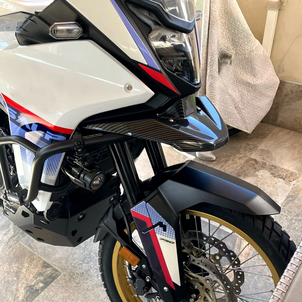 For Honda XL 750 Transalp 2023 2024 XL750 Beak Nose Fairing Front Fender Cowl Extension Wheel Cover Extender Motorcycle Part New