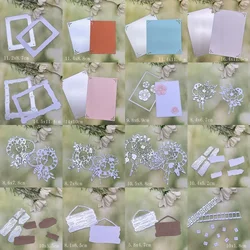 Photo frame Flower Gear Metal Cutting Dies for DIY Scrapbooking Album Paper Cards Decorative Crafts Embossing Die Cuts