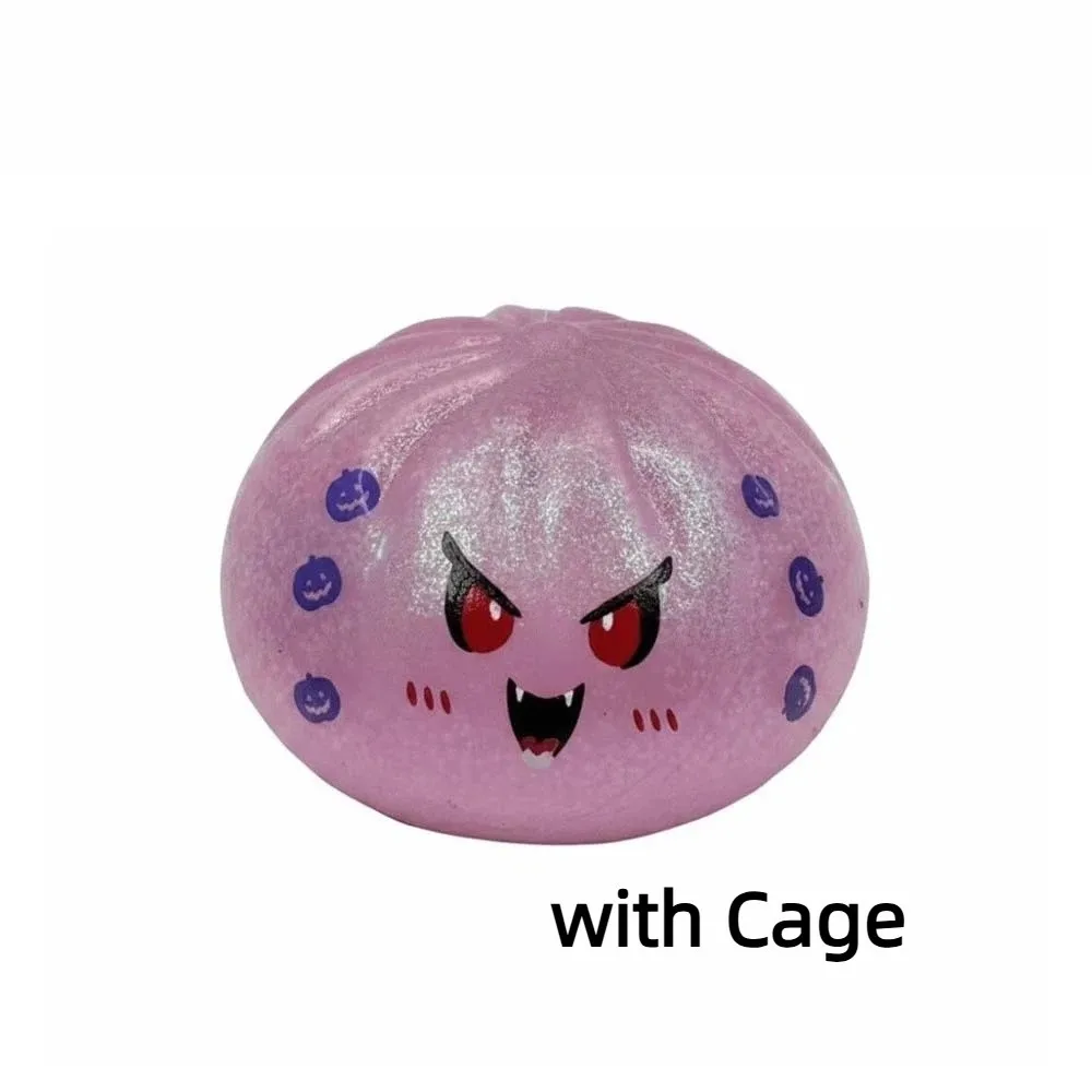 Slow Rising Dumpling Squeeze Baozi Lightweight Pumpkin Bun Squishy 3D Shaped Smooth Surface Spooky Soft TPR Party-favor