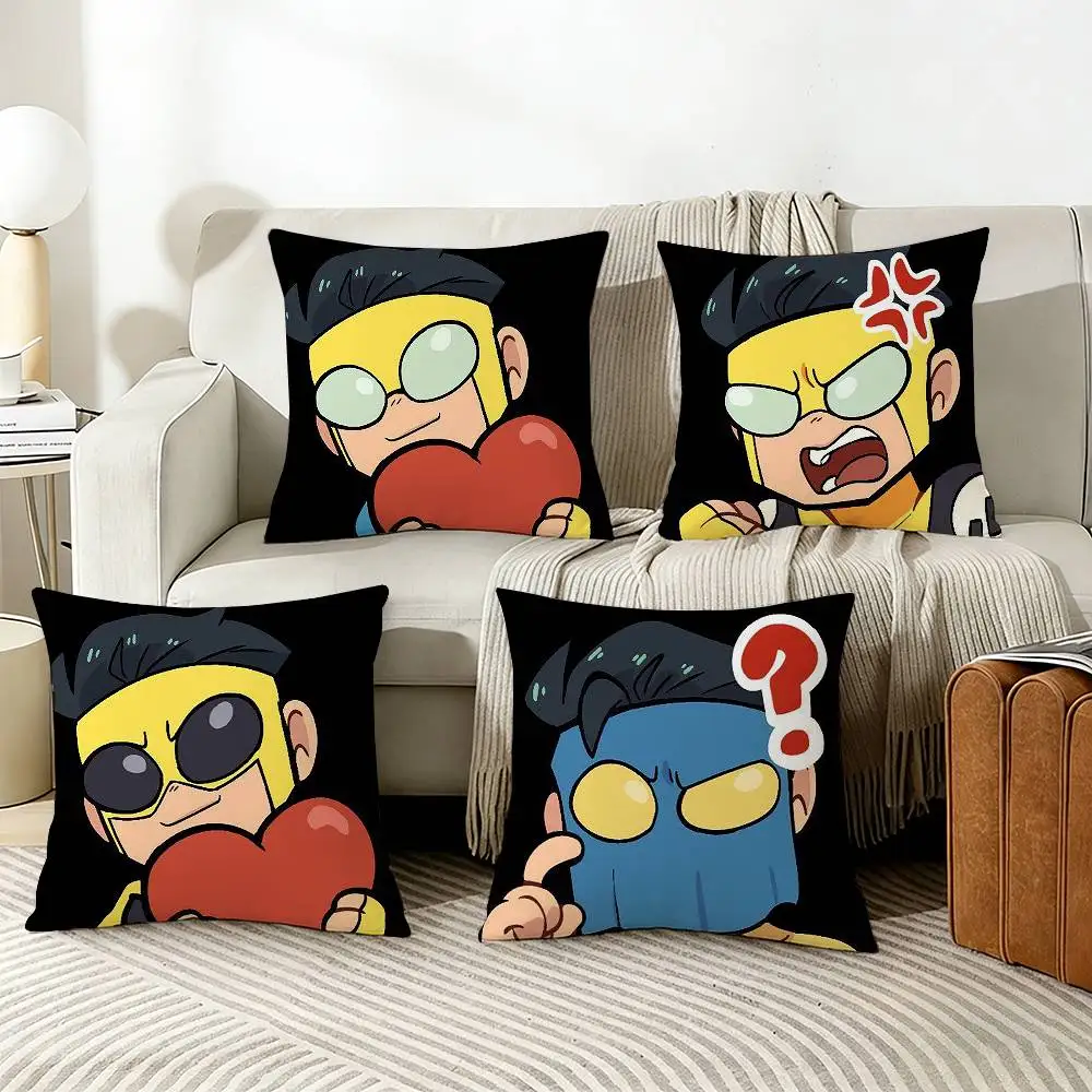

I-InvincibleS C-Chibis Various Sizes Square Pillow Case For Car Home Bedchamber Decor