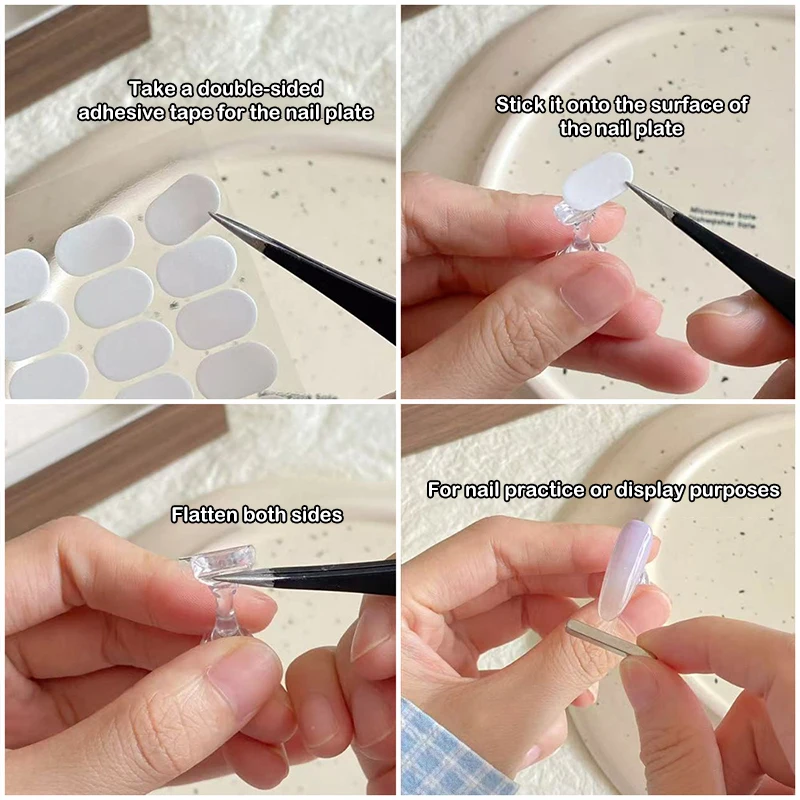 1Pcs Acrylic Nail Stand Tips Holders Chess Shaped Fingernail DIY Magnetic Training Practice Display Manicure Nail Tool For Salon